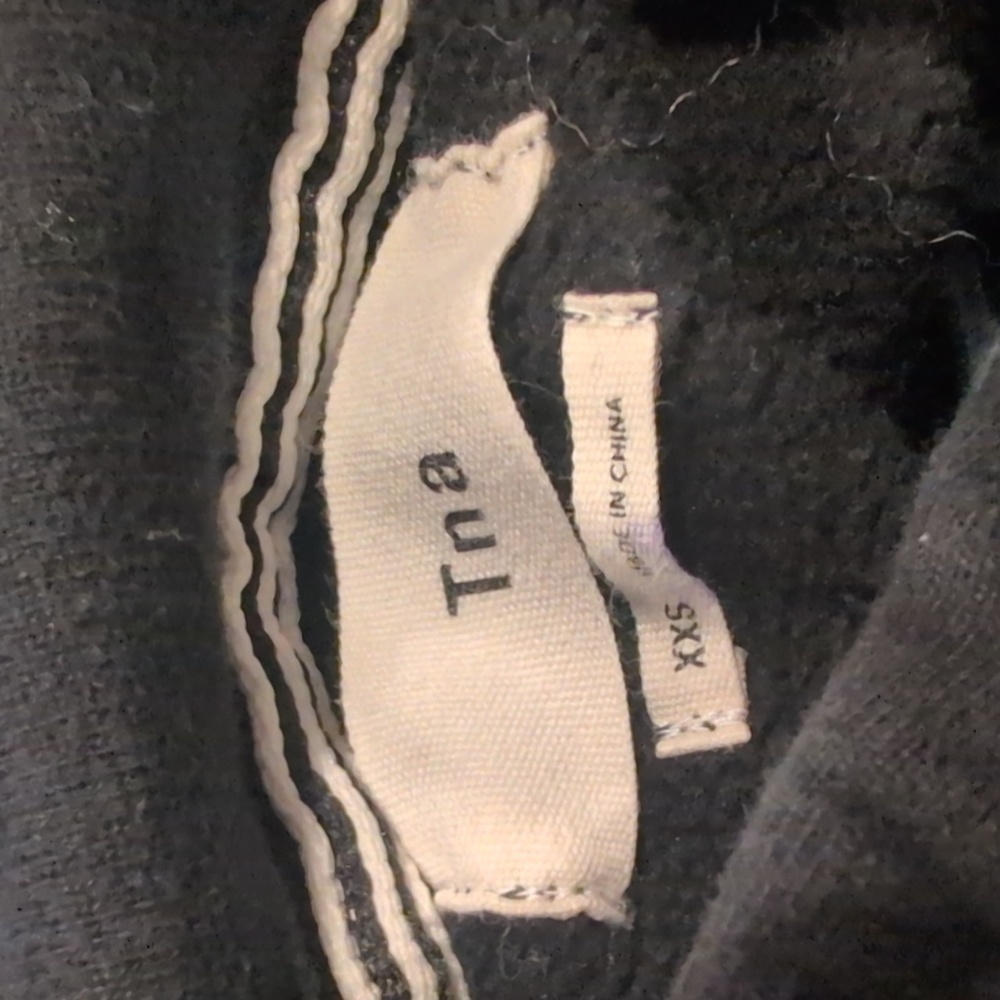 Aritzia TNA Black And Light Blue Pullover Hoodie - Picture 7 of 10